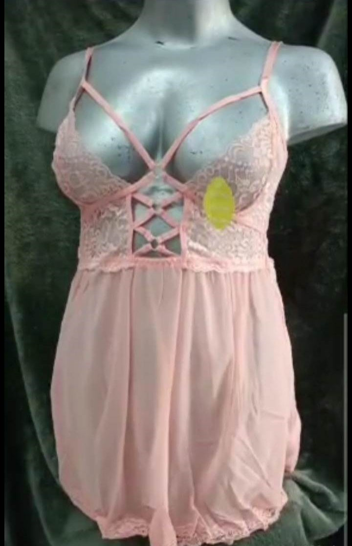 Baby Doll Plus color melón L-XL