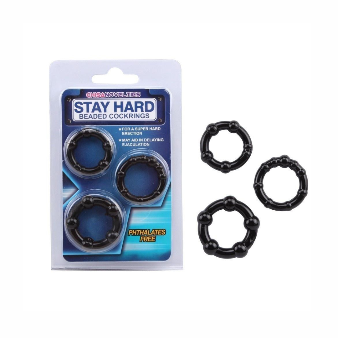 Ligas para pene -Triple Erection System Stay Hard
