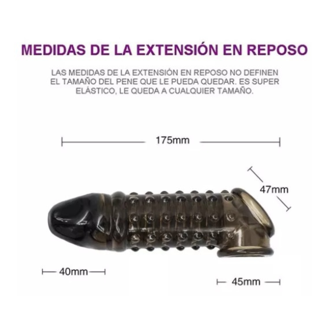 Funda para pene con extensión 4 cm