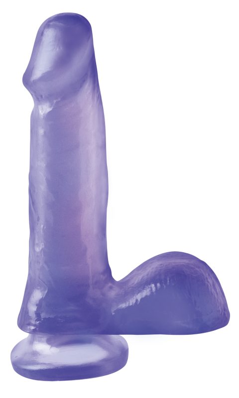 Dildo Jelly Basix Rubber Works Purpura 6"
