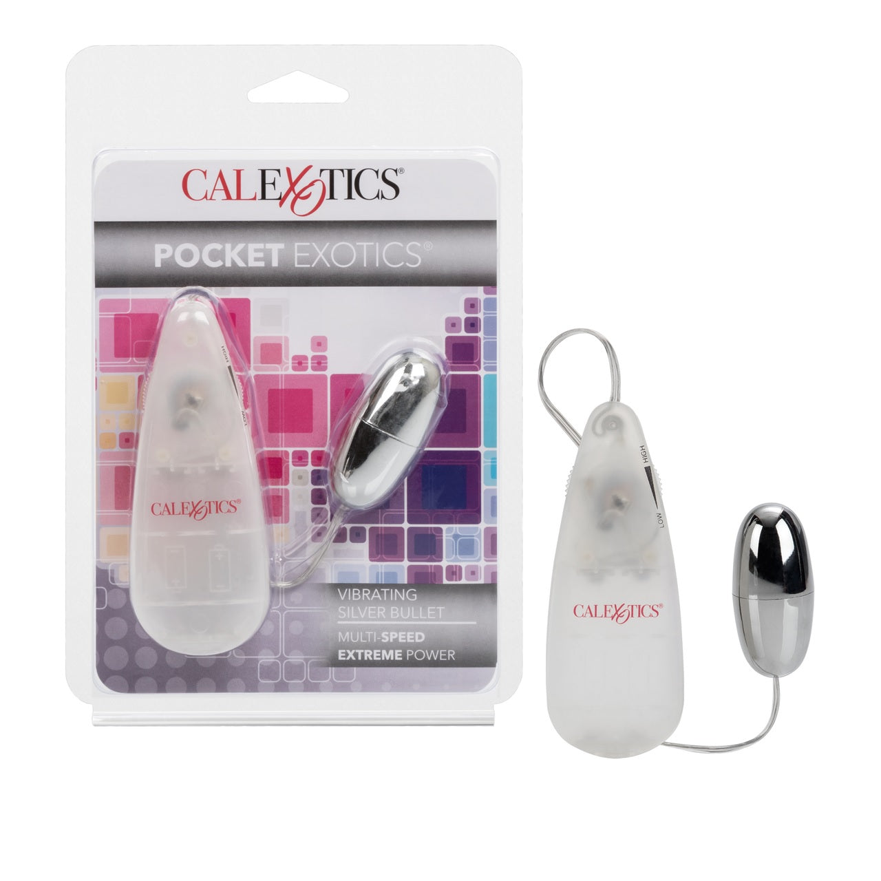 Bala vibradora plata Pocket Exotics