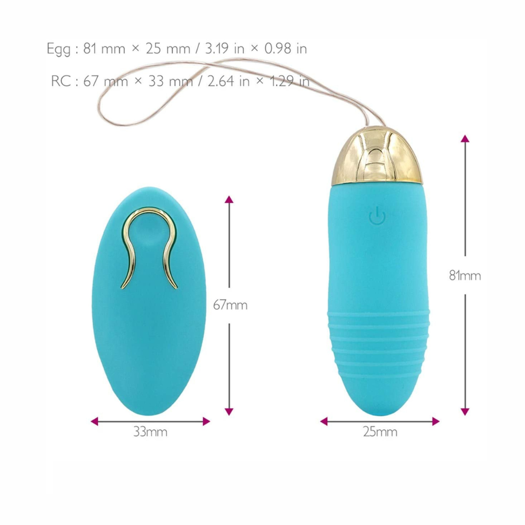 Bala inalámbrica Remote jump egg vibrator rosa Recargable
