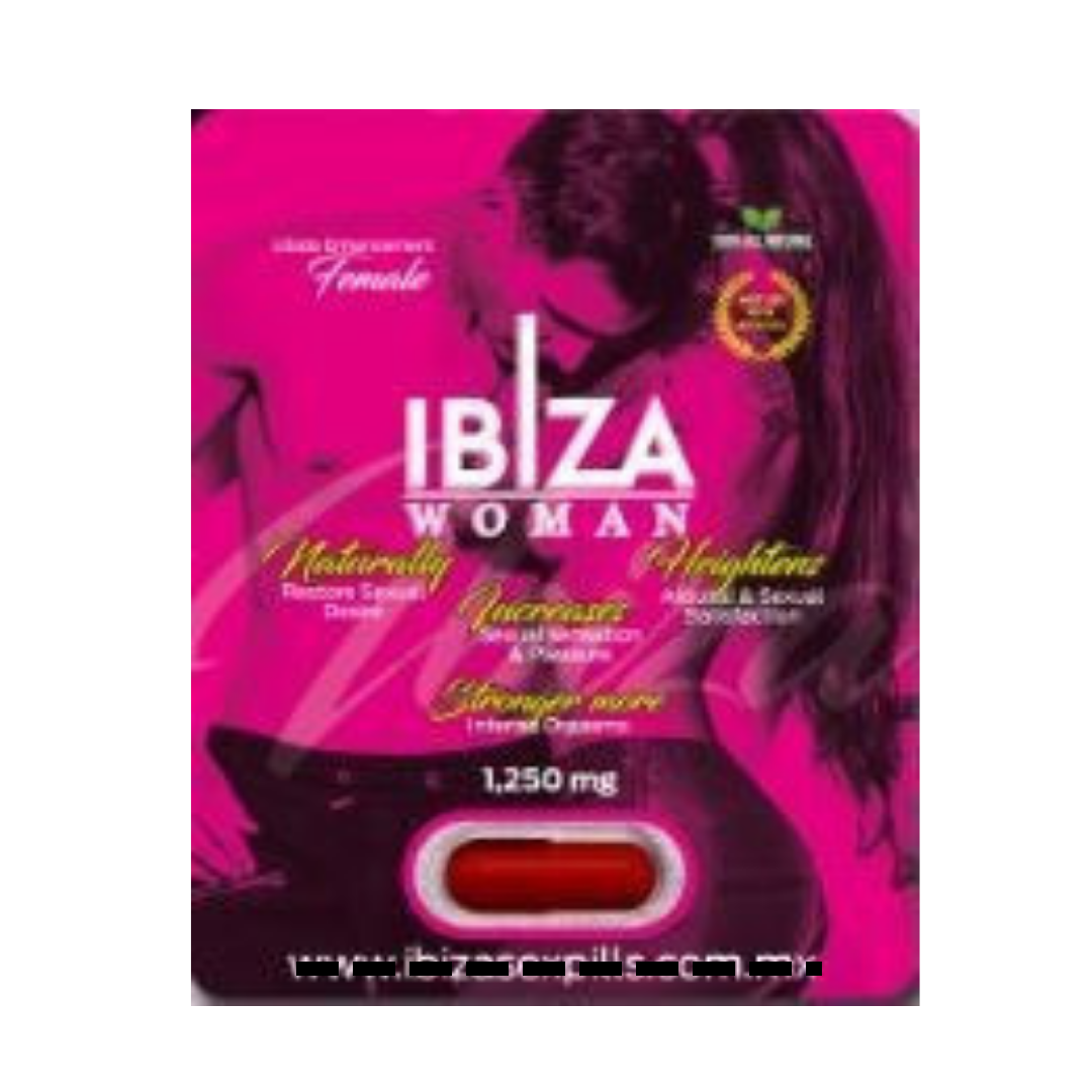 Pastilla Ibiza para mujer - Estimulante Sexual Femenino- Sex Pill 1,250mg