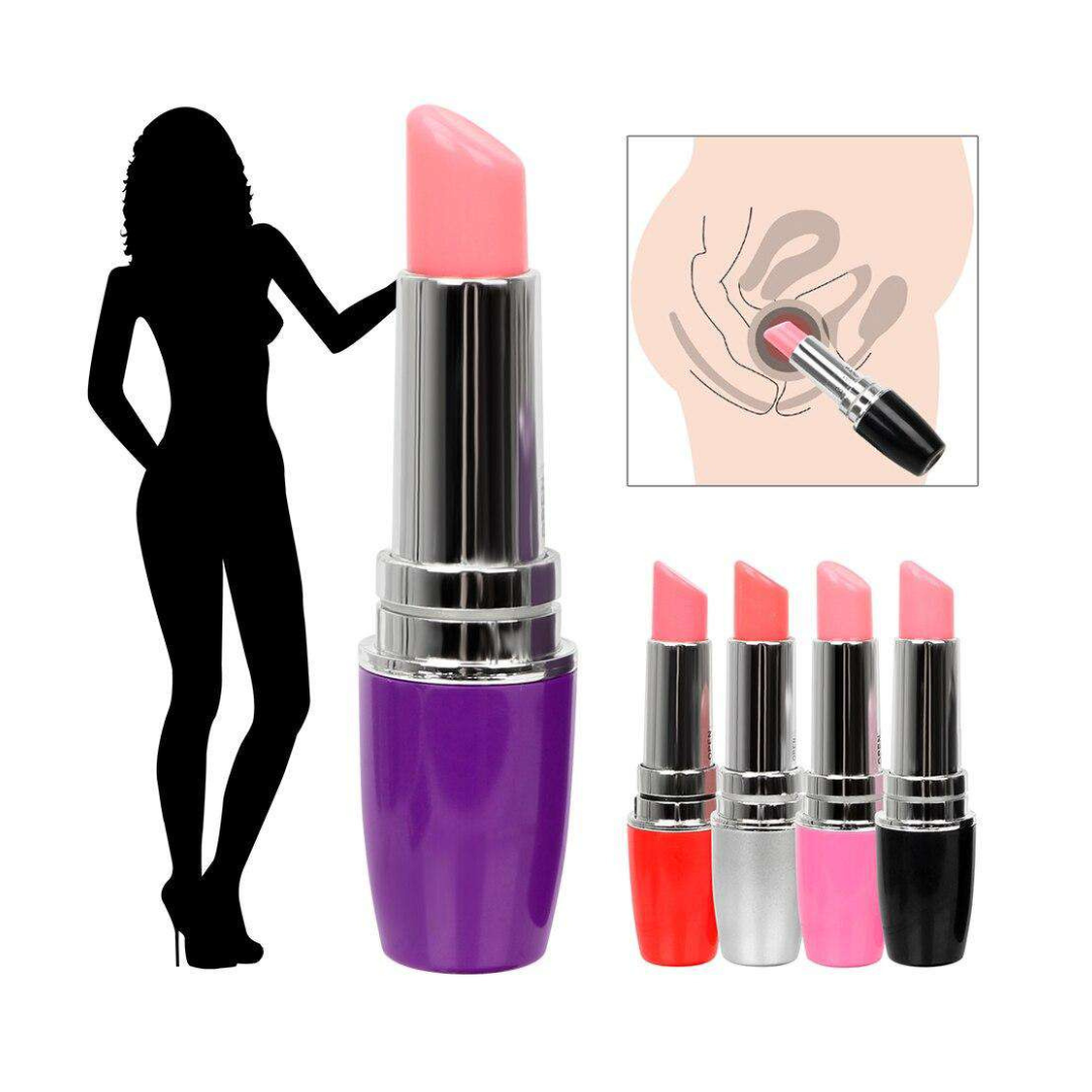 Mini vibrador Lipstick Vibe Morado 9cm