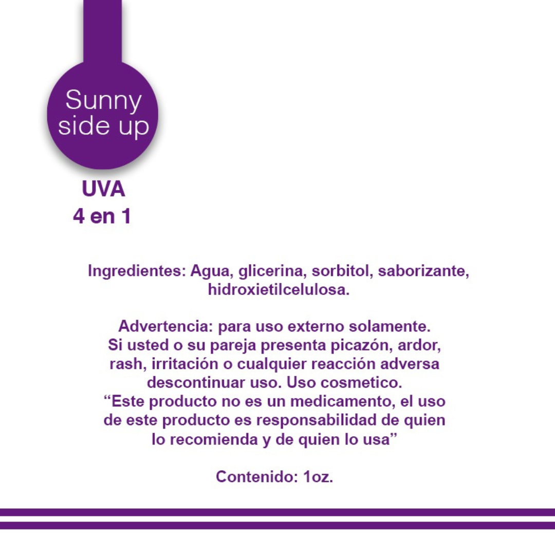 Lubricante 4 en 1 Uva Sunny side up 29ml