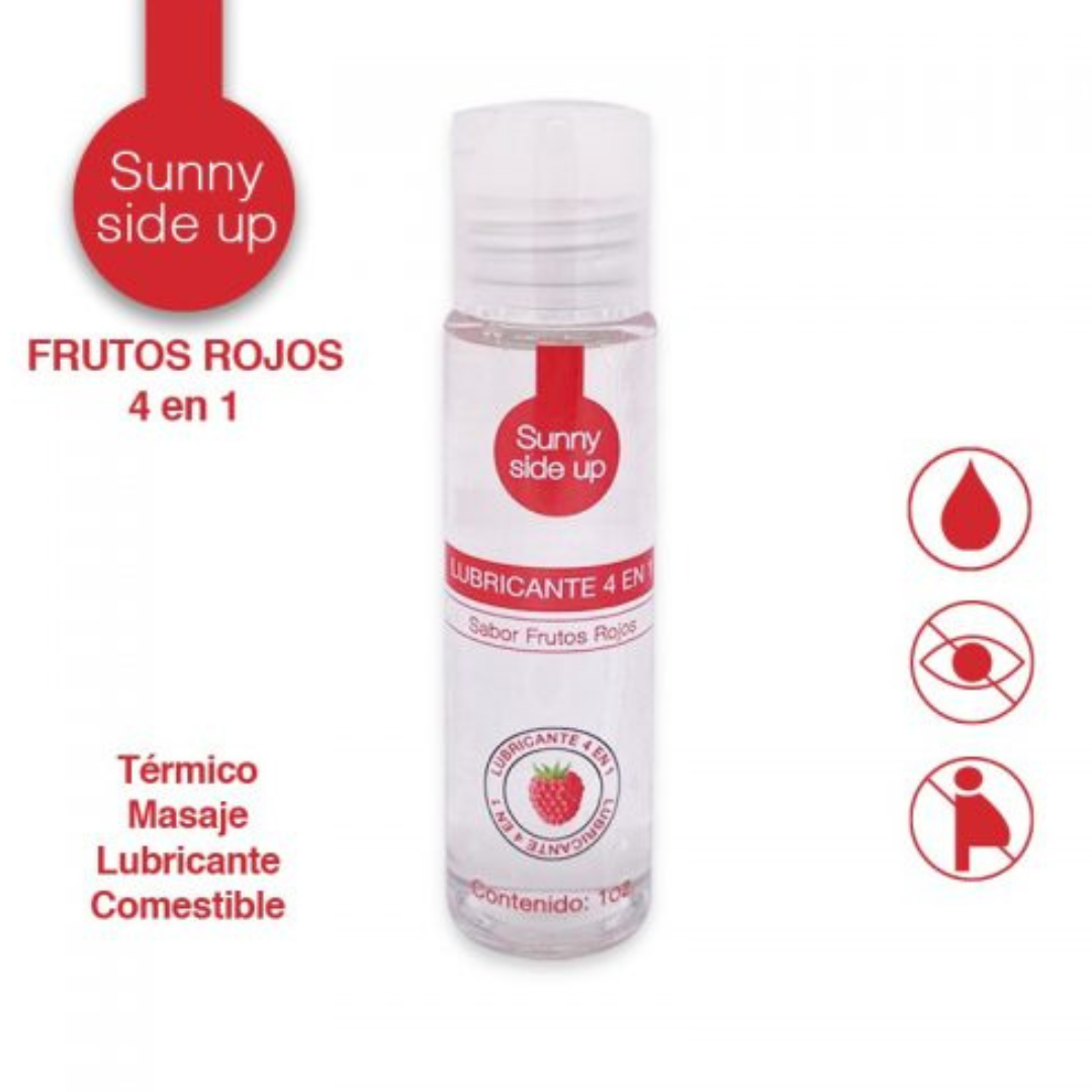 Lubricante 4 en 1 Frutos rojos Sunny Side Up 29ml