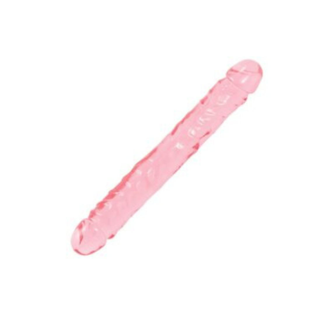 Consolador double dong 9.8" pink