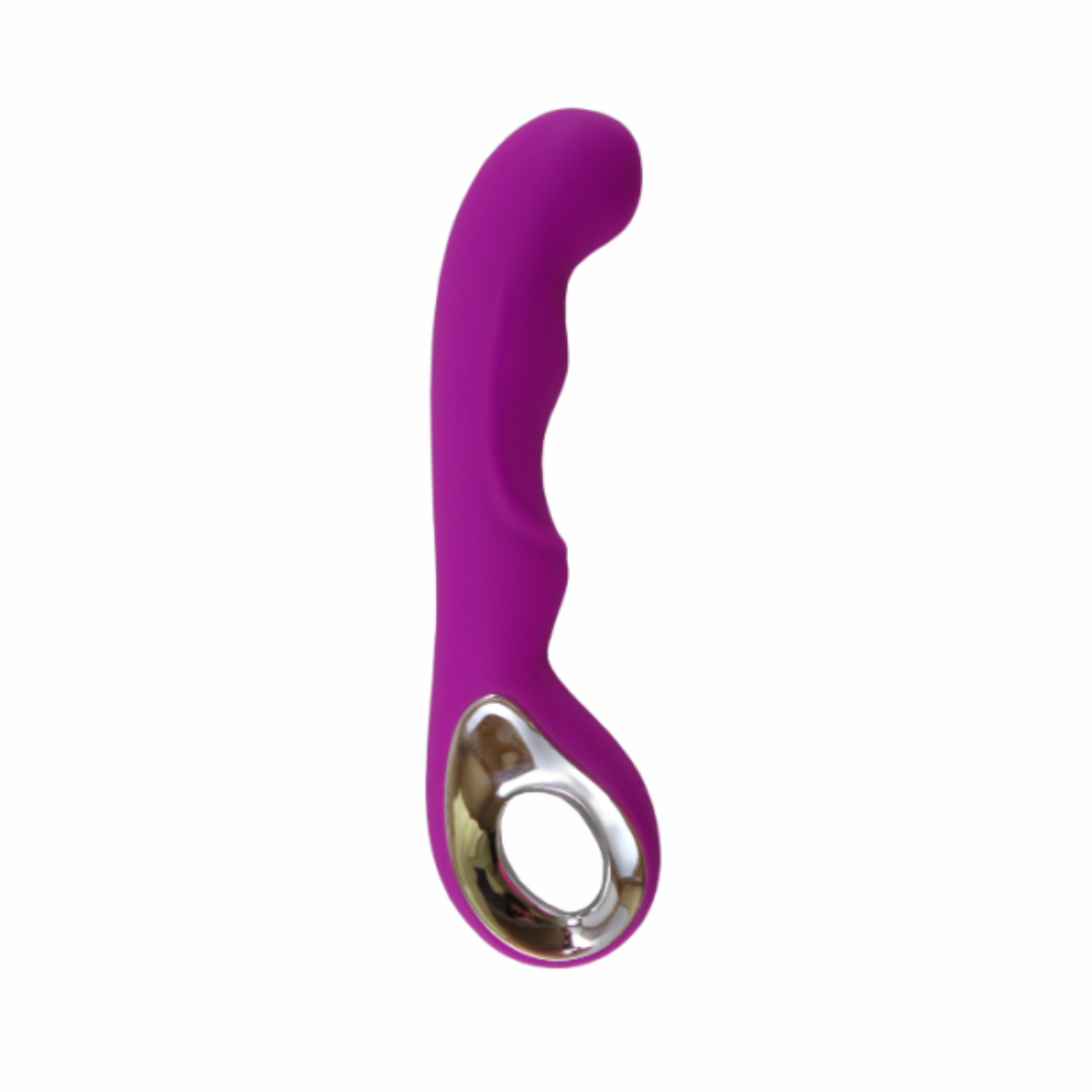 Luxury G-Spot vibrador con agarre Morado Recargable