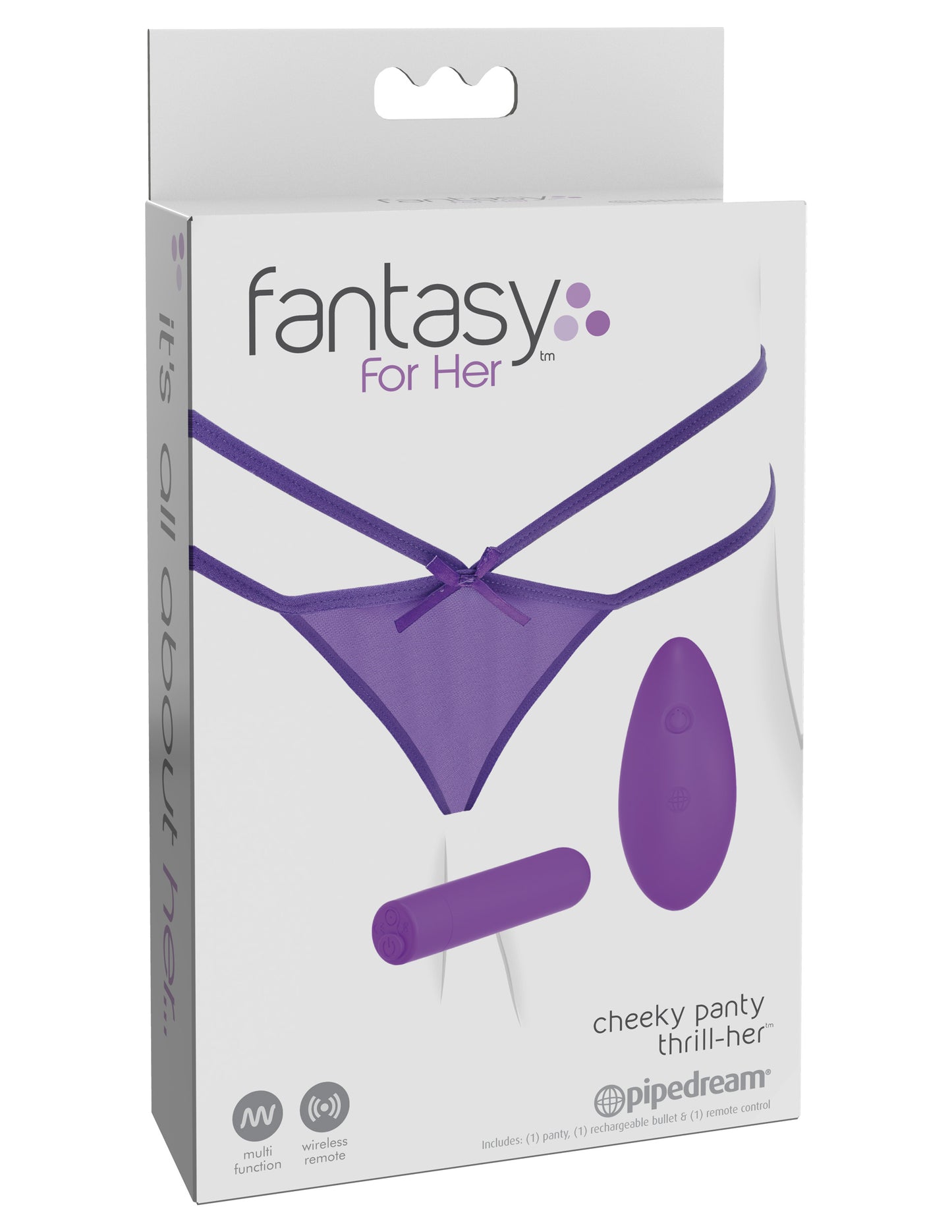 Fantasy For Her Petite Panty Thrill-Her - Púrpura