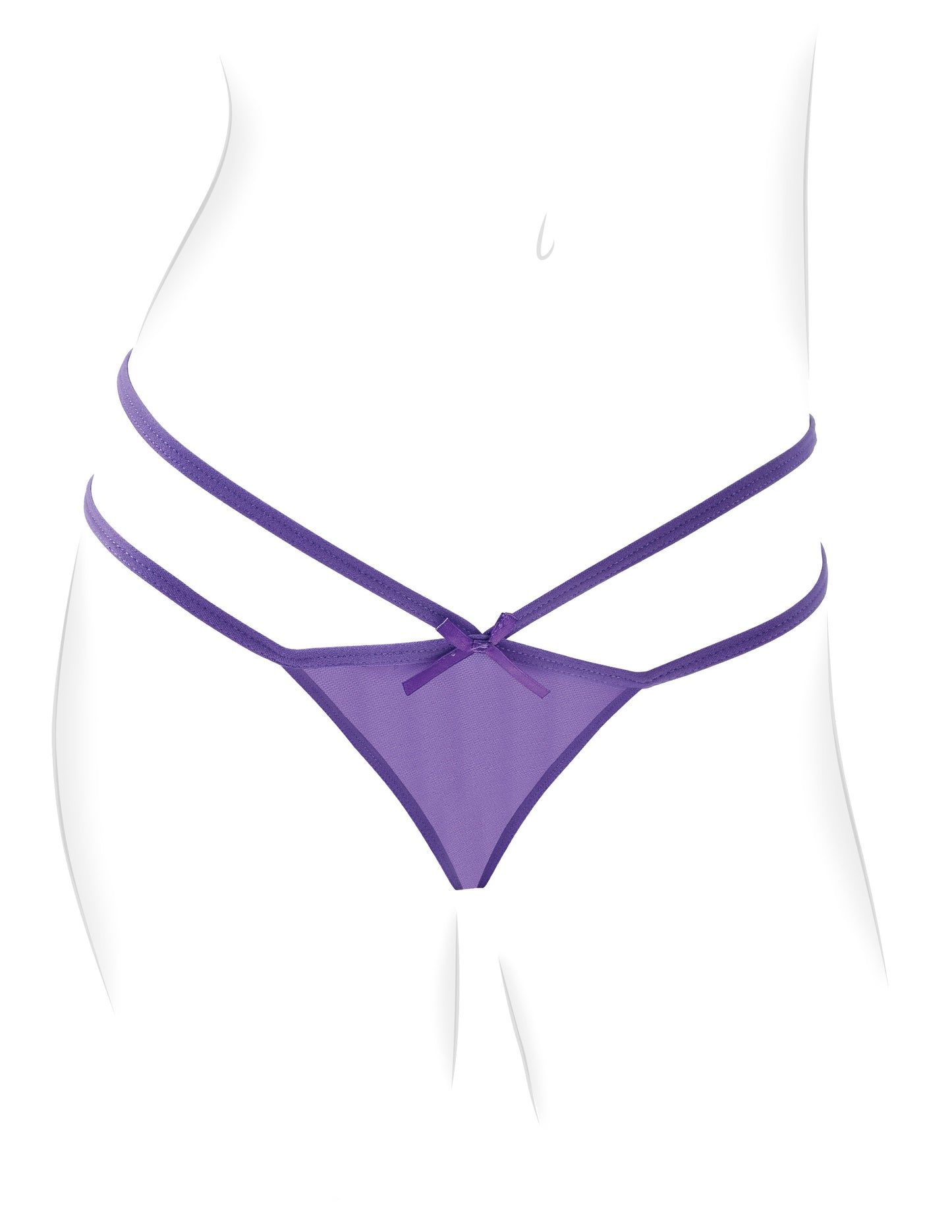 Fantasy For Her Petite Panty Thrill-Her - Púrpura