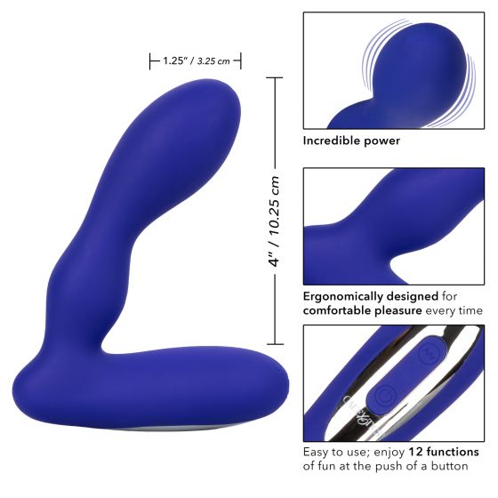 Estimulador anal con vibración Pleasure Probe Eclipse Recargable