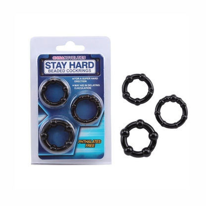 Ligas para pene -Triple Erection System Stay Hard