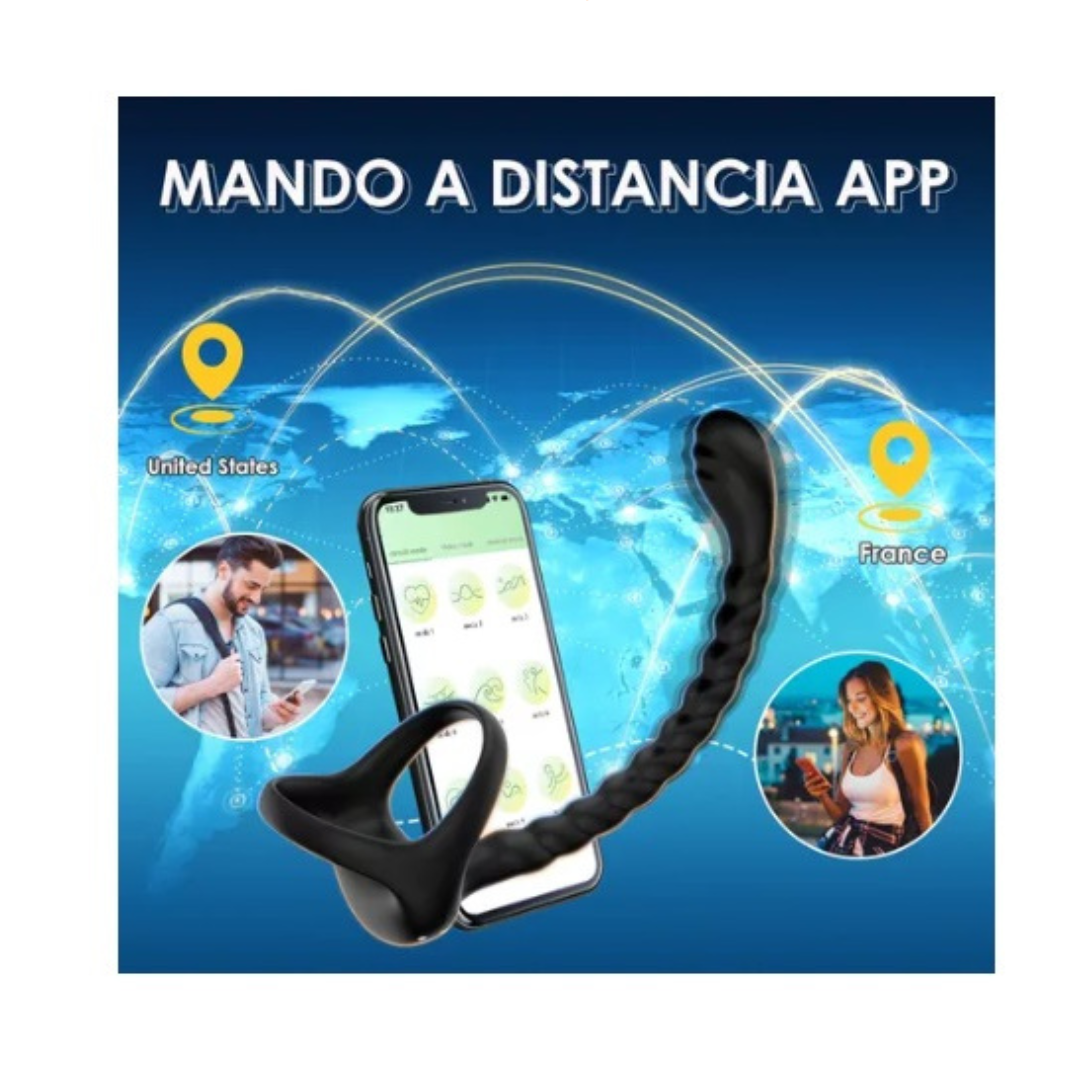 Anillo con estimulador anal control de APP