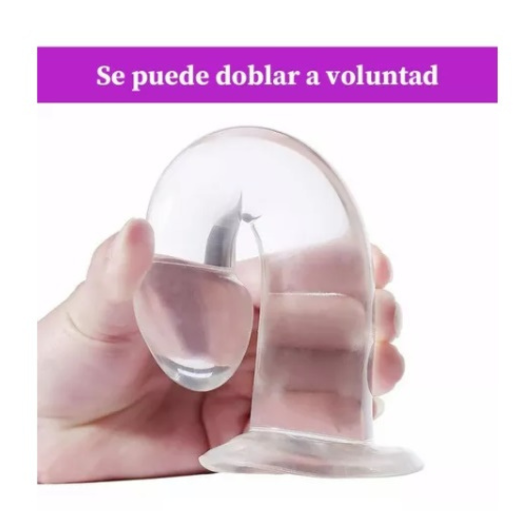 Arnés Strap On con Dildo Efecto transparente