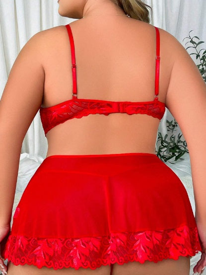 Baby doll rojo 4XL