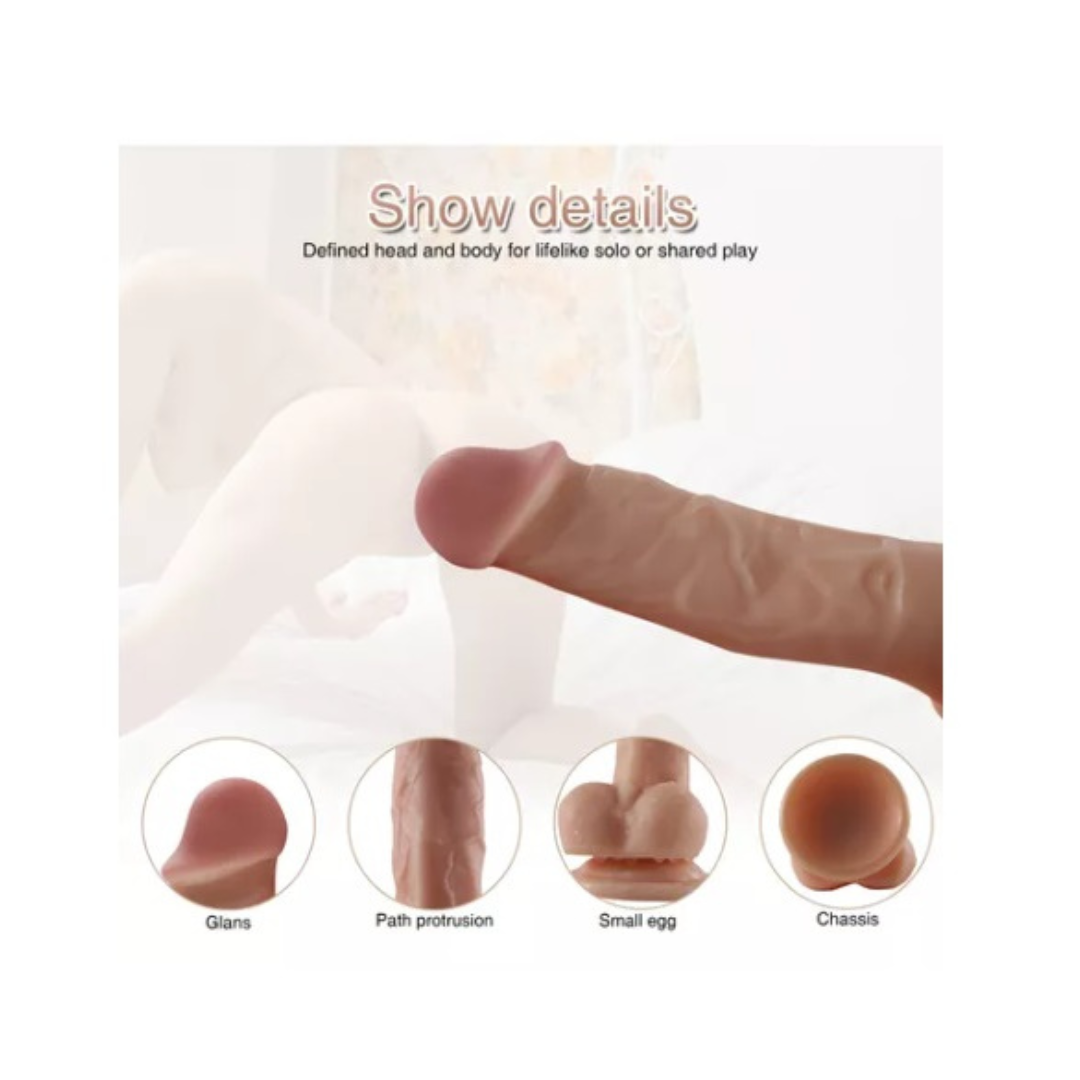 Dildo realista claro 17cm