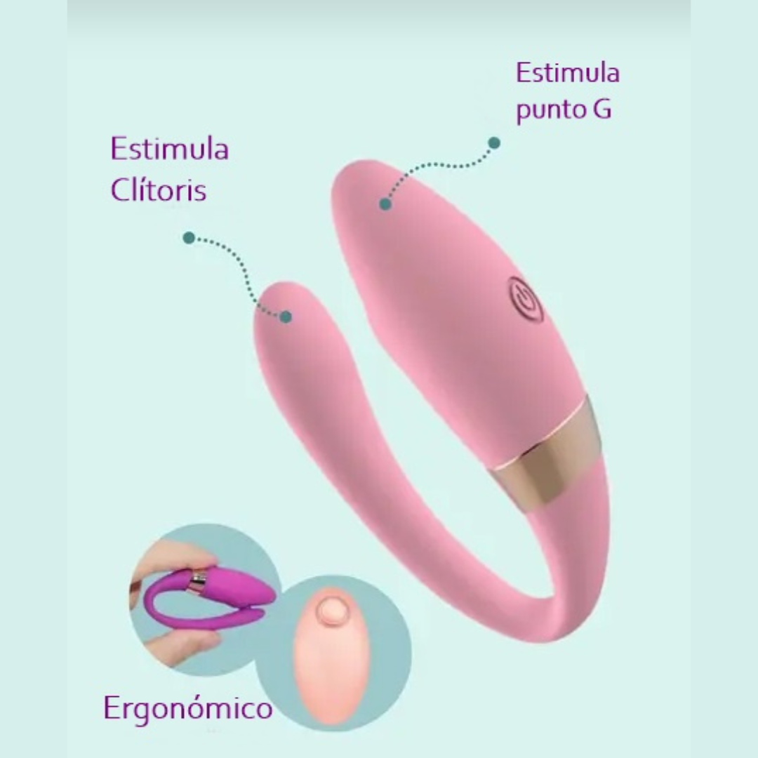 Huevo vibrador de parejas con control