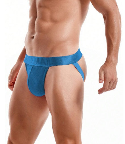 Tanga deportiva azul Talla M