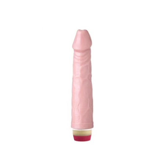 Vibrador consolador de Baterías color claro 21.5 cm