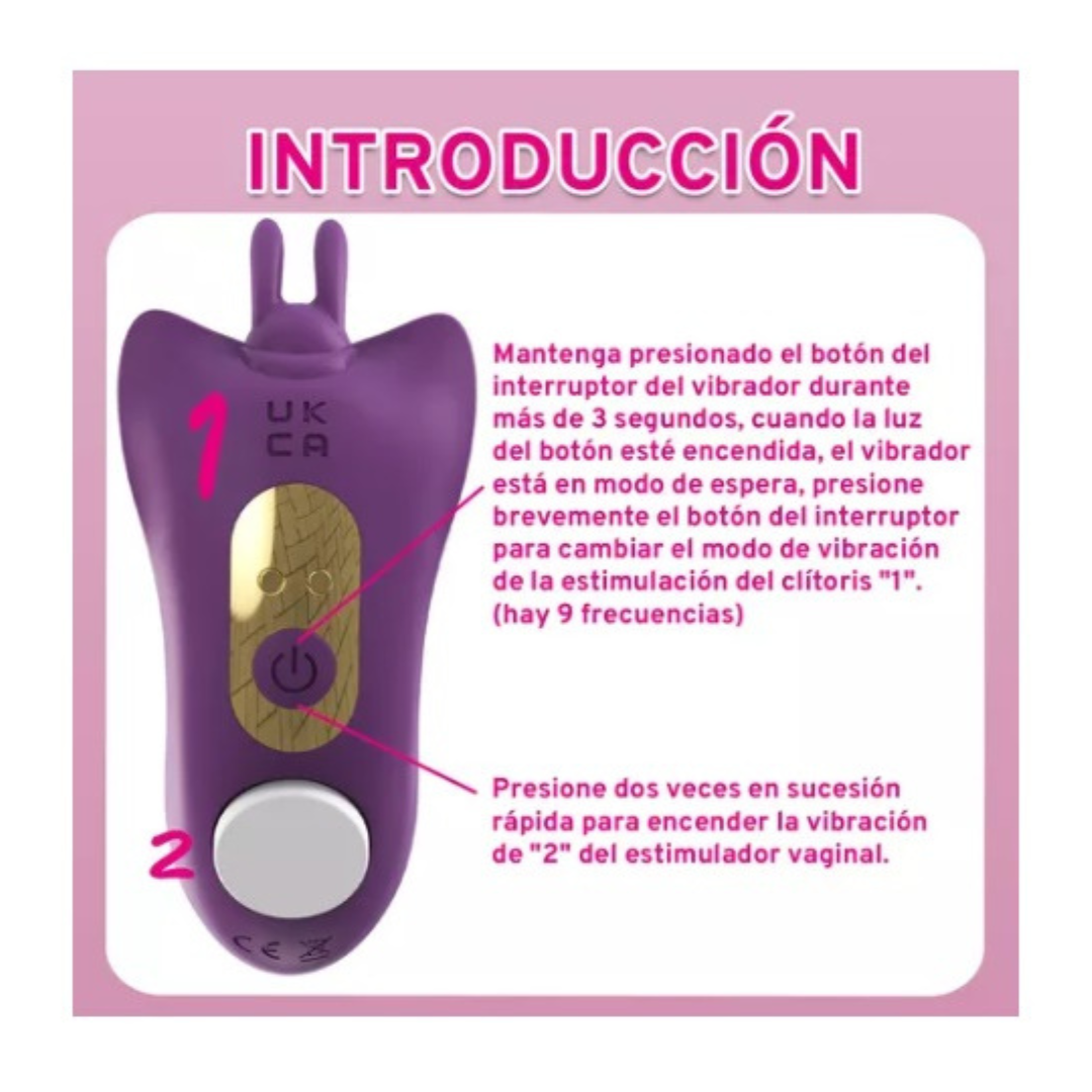 Vibrador estimulador externo para bragas con APP – Dulce Placer Sex Shop