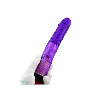 Vibrador Jelly con luz Led Purple 21.5cm