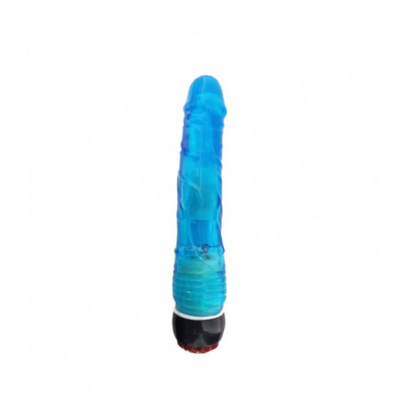 Vibrador Jelly con luz Led Blue 21.5cm