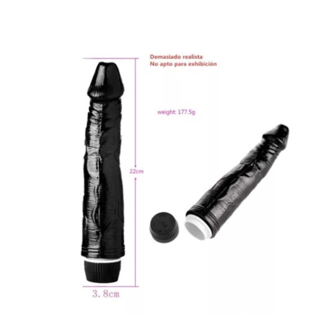 Vibrador Sextoys 22cm Negro