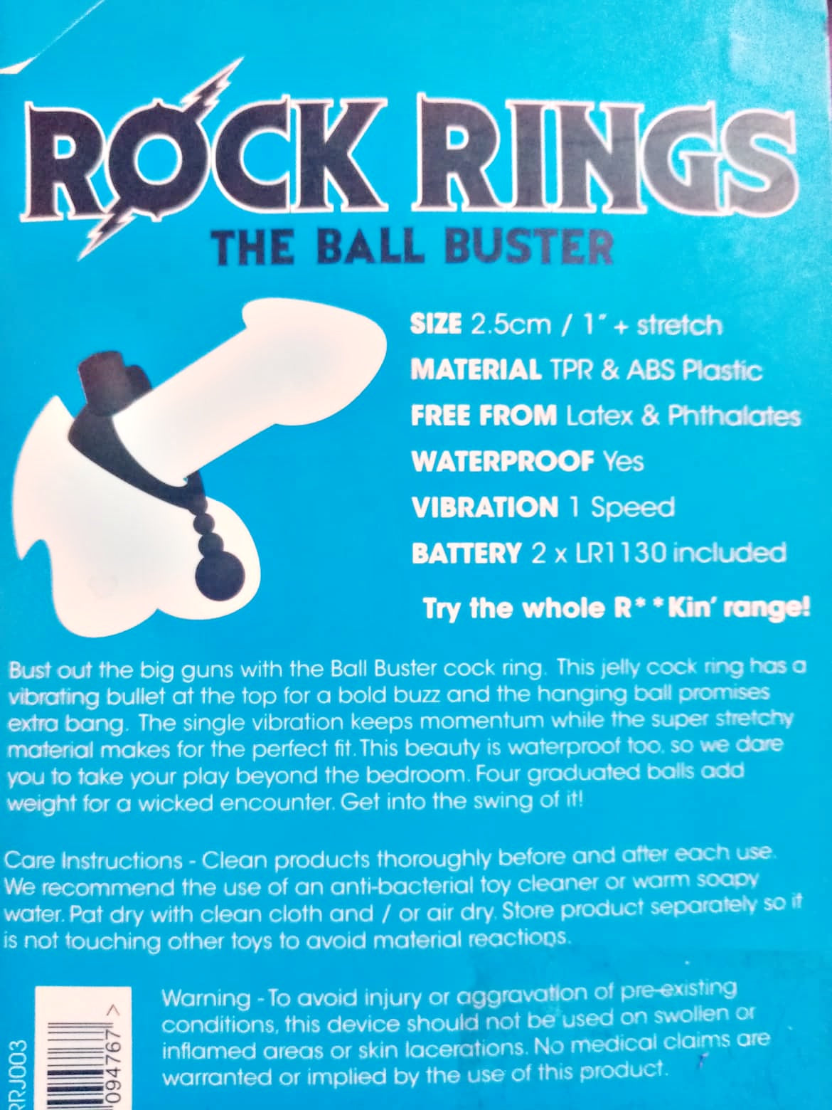 The ball Buster Rock Rings