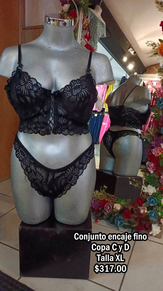 Conjunto encaje Fino XL