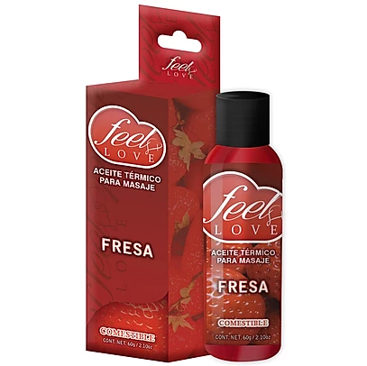 Aceite Térmico Comestible. 60 ml. Fresa