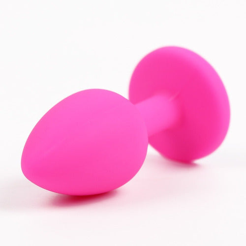 Butt Plug Silicona rosa MEDIANO