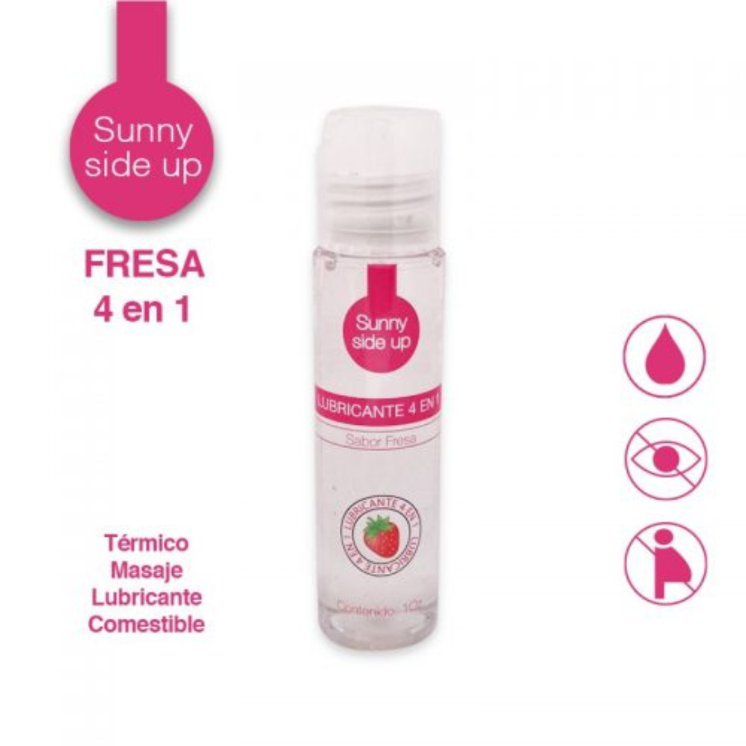 Lubricante 4 en 1 Fresa Sunny Side Up 29ml