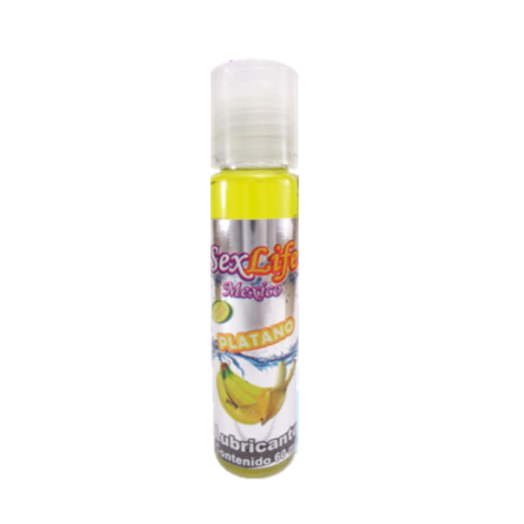 Lubricante comestible sabor Plátano 60 ml Sex Life