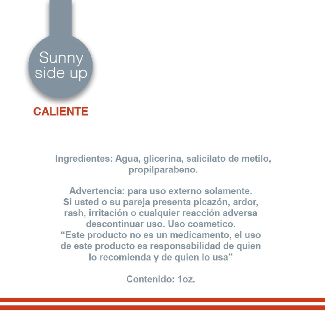 Lubricante caliente Sunny Side Up