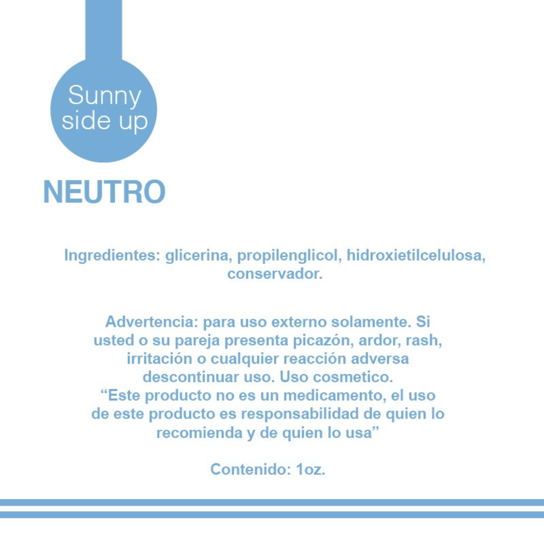 Lubricante Original Neutro Sunny Side Up