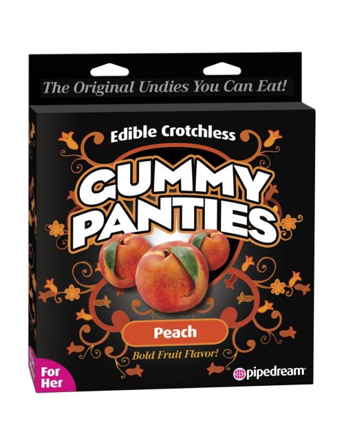 Gummy Panties Peach ( Tanga comestible para ella)