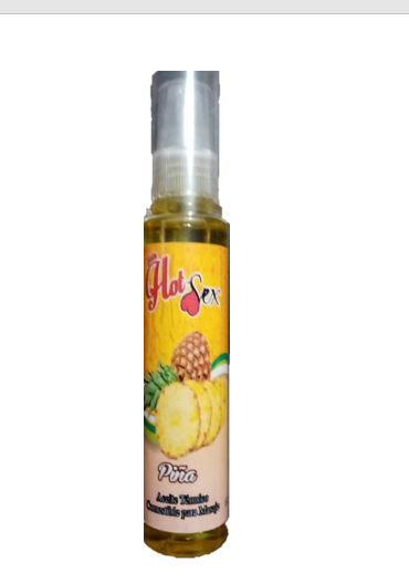 Aceite Térmico Comestible Divertidos Sabores 60 ml. Piña