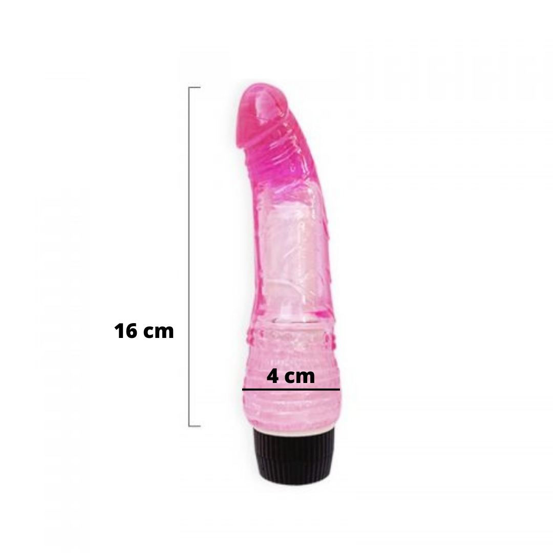 Vibrador Sextoys Pink Cristalino 16