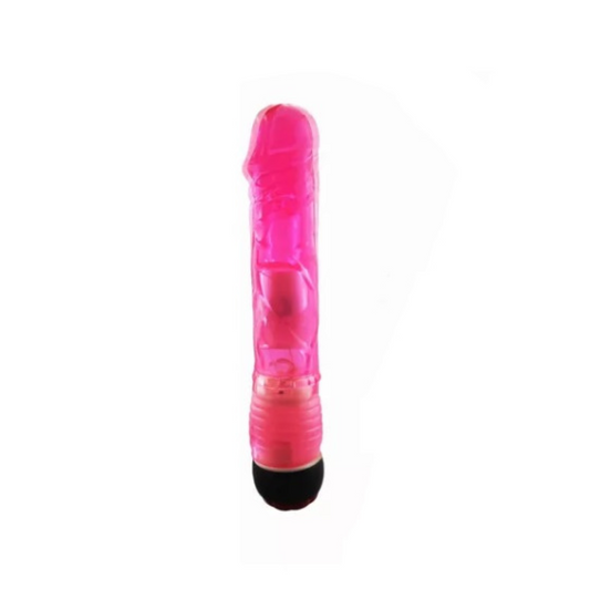 Vibrador Jelly con luz Led Pink