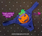 Tanga masculina temática calabaza Halloween