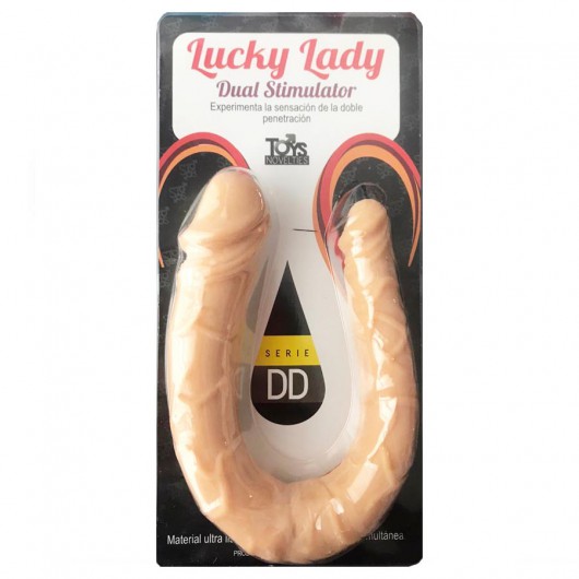 LUCKY DUAL STIMULATOR Color/brown