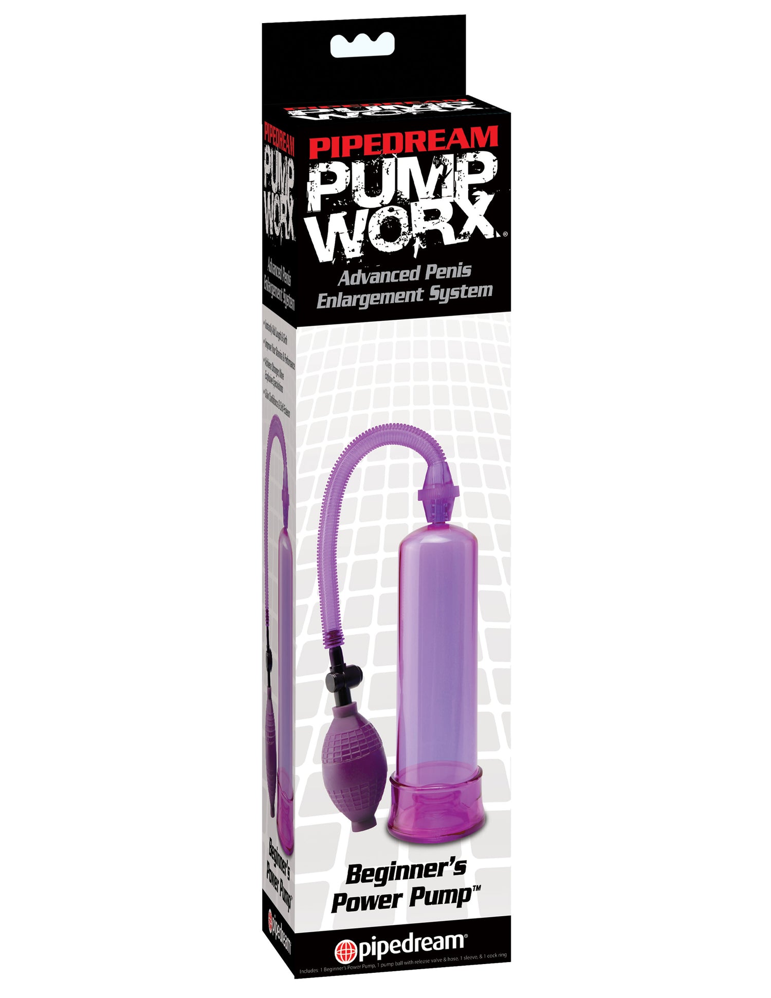 Dulceplacersexshop-Bomba de potencia para principiantes Pump Worx - Púrpura